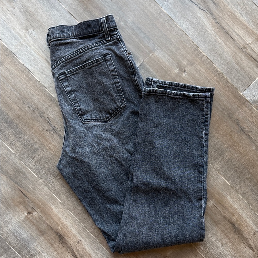 Abercrombie & Fitch Charcoal High-Rise Jeans